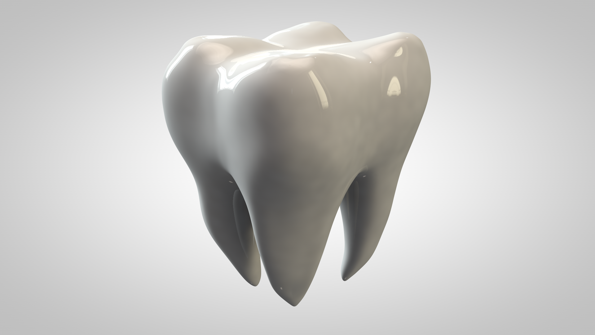 3д модель зуба