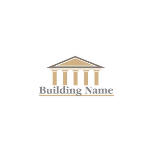 Шаблон логотипа на тему строительства, недвижимости