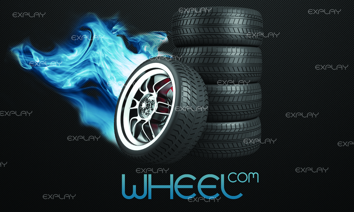 Логотип фирмы: колеса и шины