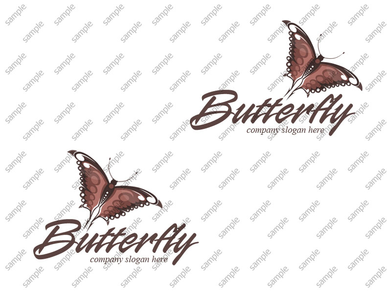Логотип с бабочкой - природа, красота, легкость.