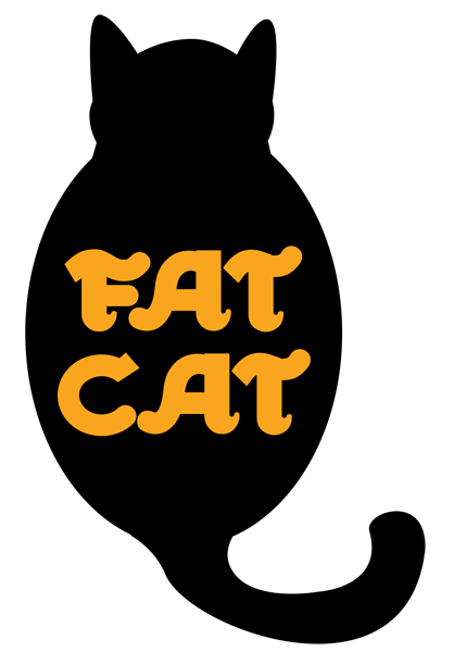 Логотип кафе Fat Cat