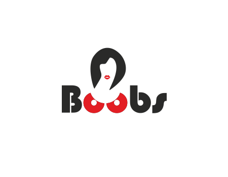Готовый логотип Boobs
