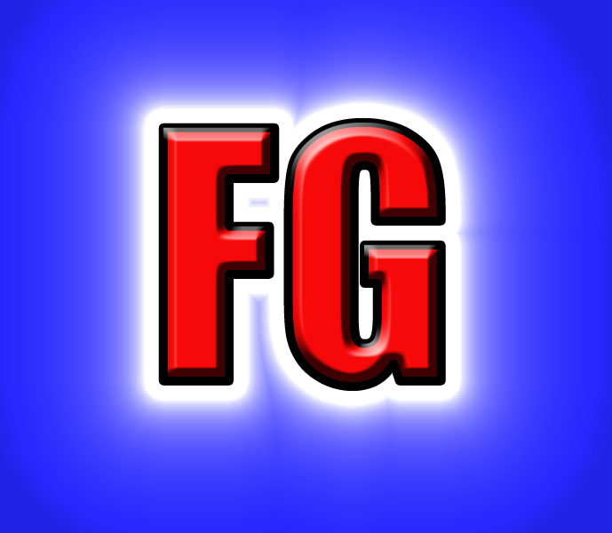 Шаблон логотипа FG