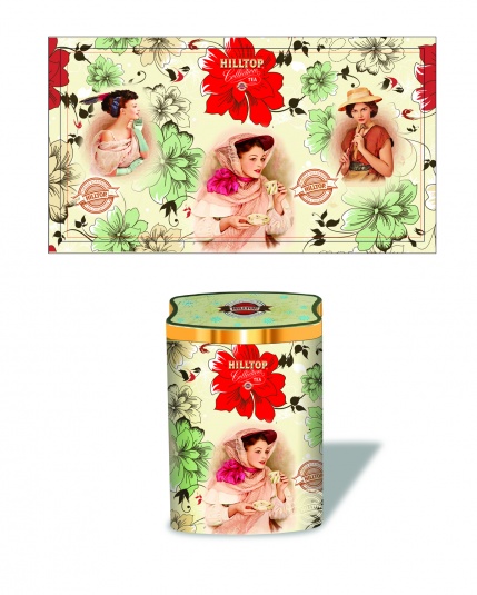 Готовый дизайн для подарочной упаковки чая или конфет