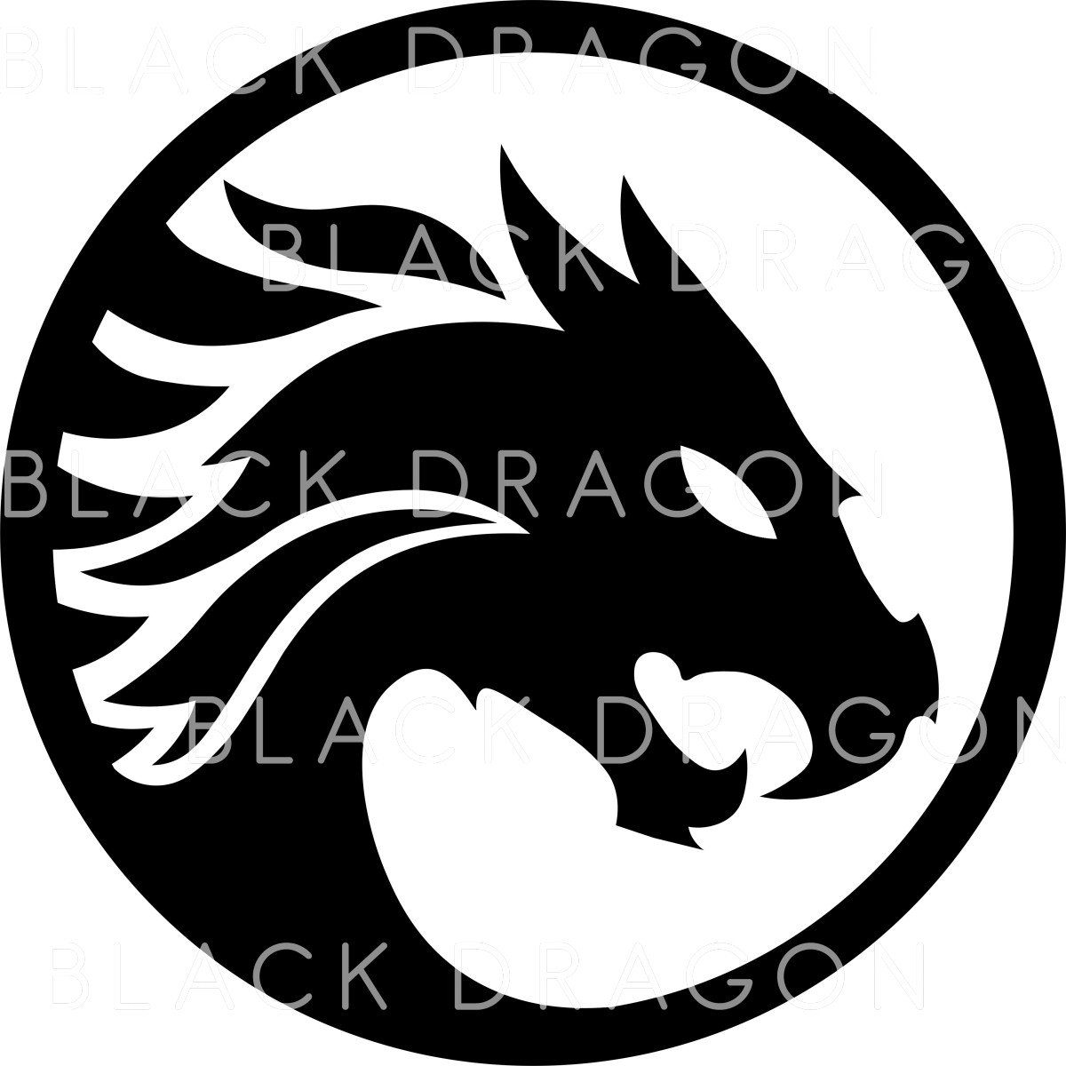 Векторный логотип «Дракон»