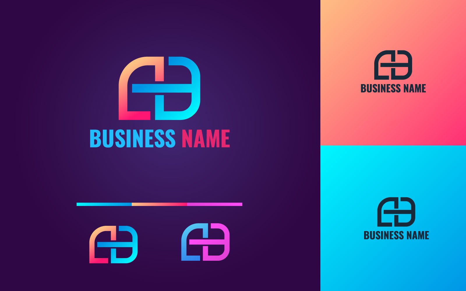 Логотип шаблон бизнес тематики