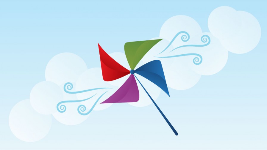 Логотип Вертушка на палочке