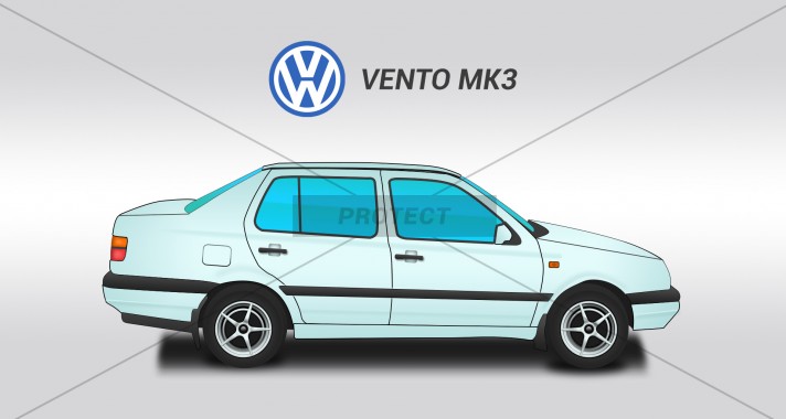 Векторный рисунок Volkswagen Vento MK3