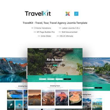 Joomla шаблон для турбизнеса: турфирмы или блога путешественника