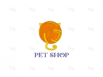 Логотип магазина товаров для животных