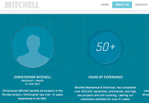 mitchell portfolio mechanical electrical contractors website