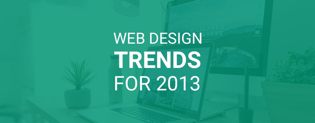 Модный веб-дизайн  2013 года