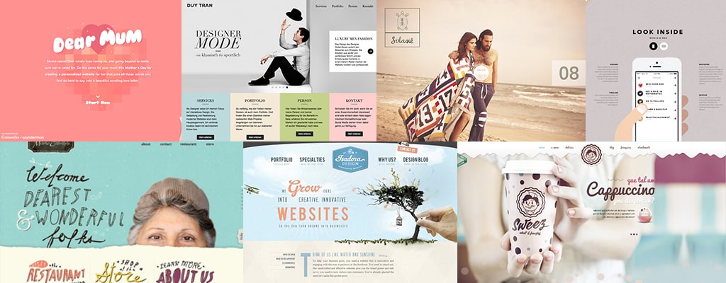 20 Фантастические веб-дизайнов с использованием пастельной цветовой гаммы